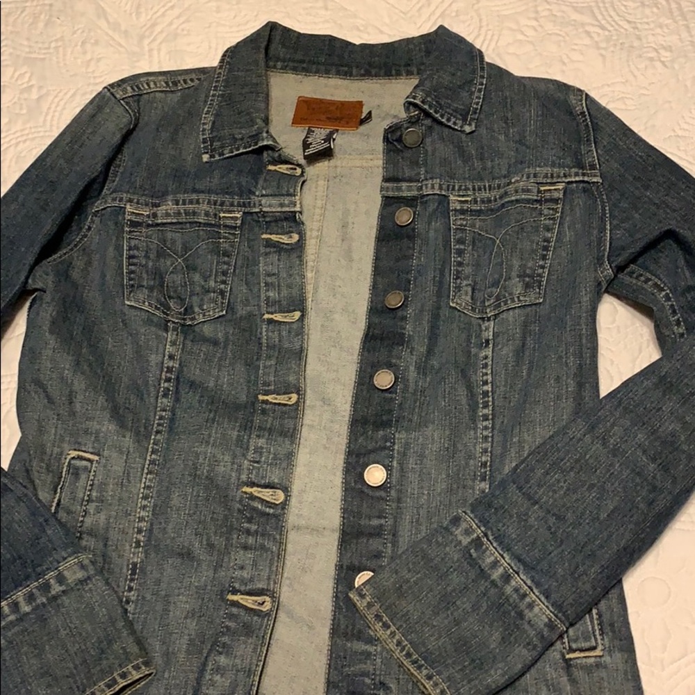 Calvin Klein Jean Jacket size Large